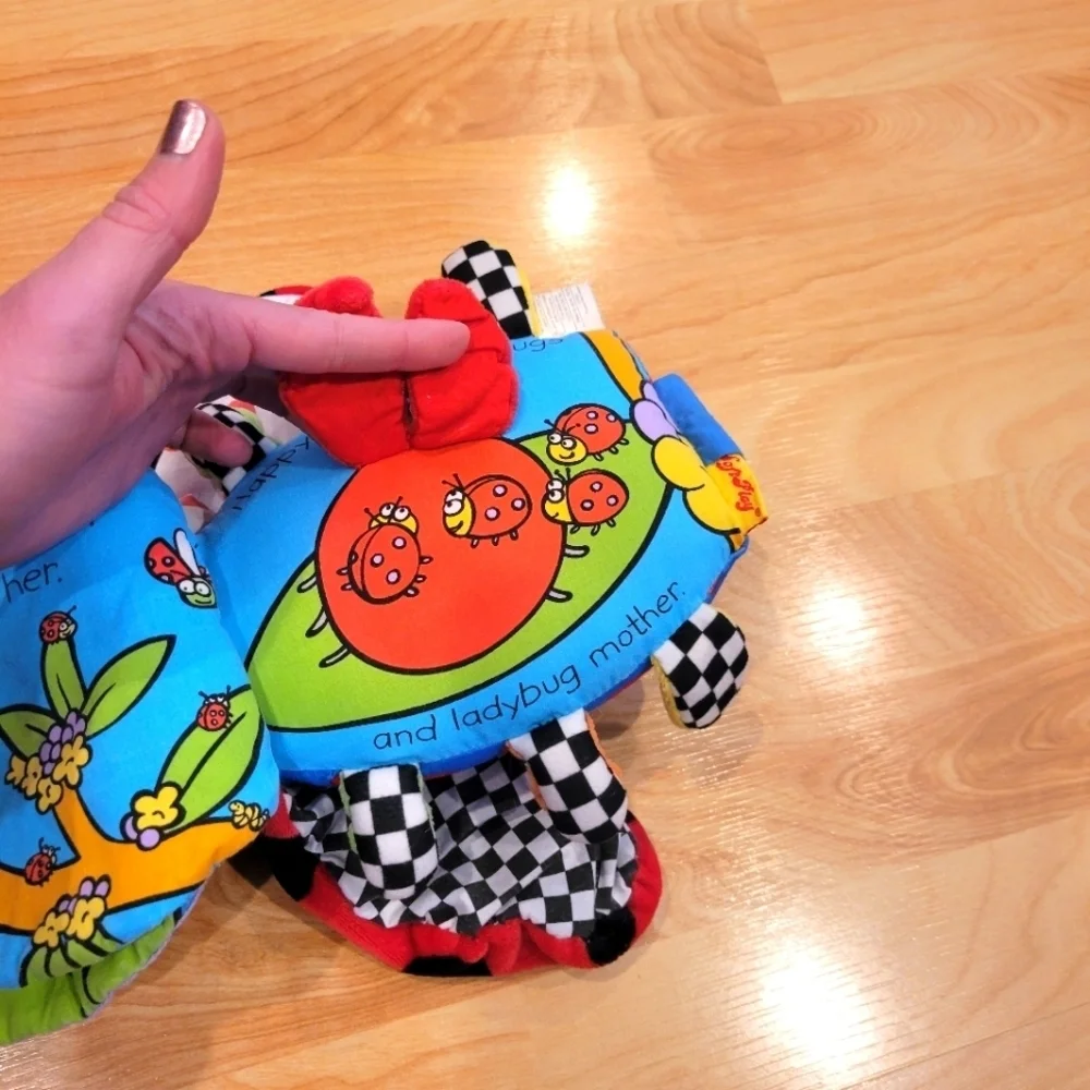 Soft Play Ladybug Sensory Toy Storybook